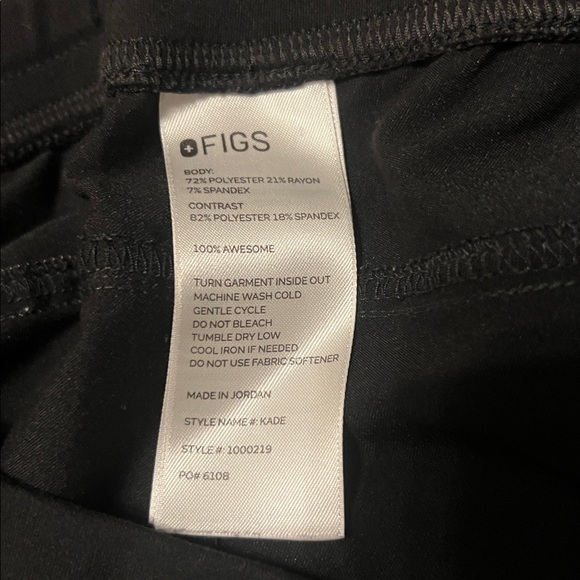 Figs Black Technical Collection Pants - Picture 3 of 4